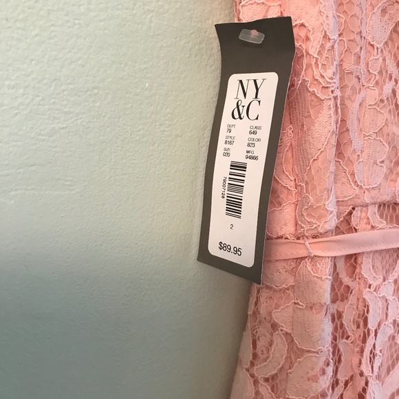 NWT Eva Mendes coral lace dress - Picture 5 of 8